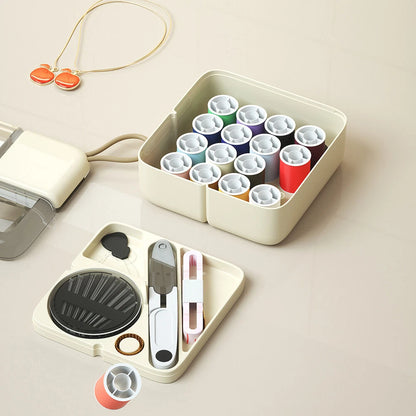 Sewing Kit Set with Scissors, Needles, Thread, Tape Measure