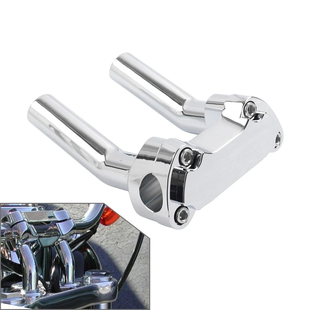 5.5" E Pullback Handlebar Riser Top Clamp for Harley Dyna Sportster XL1200 (2004–2023)