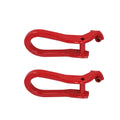 Front Red Tow Hooks Pair for Silverado Sierra 2500 3500 HD (2015–2019)