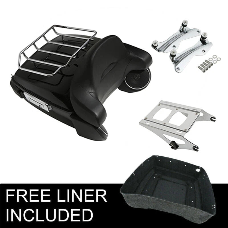 Trunk Pad Light Rack Speakers Mount for Harley Touring (2014–2026)