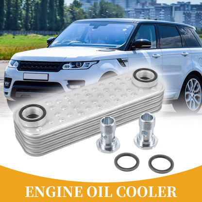 Engine Oil Cooler with O-ring Seals & Bolt Set for Land Rover (No.PBC500230)