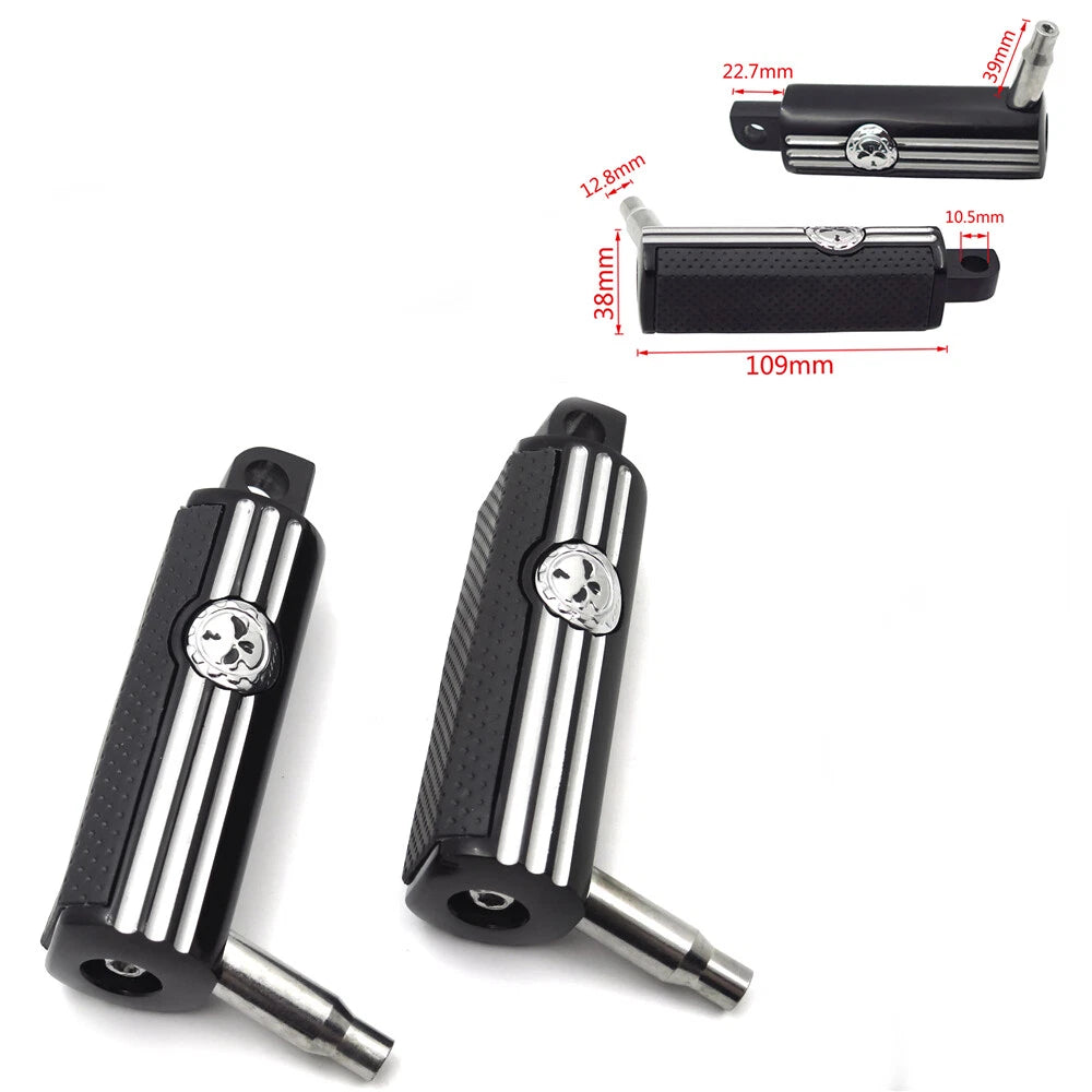 Defiance Footboard Footpeg Set for Harley Dyna (2012–2016) Softail (2000–2017)