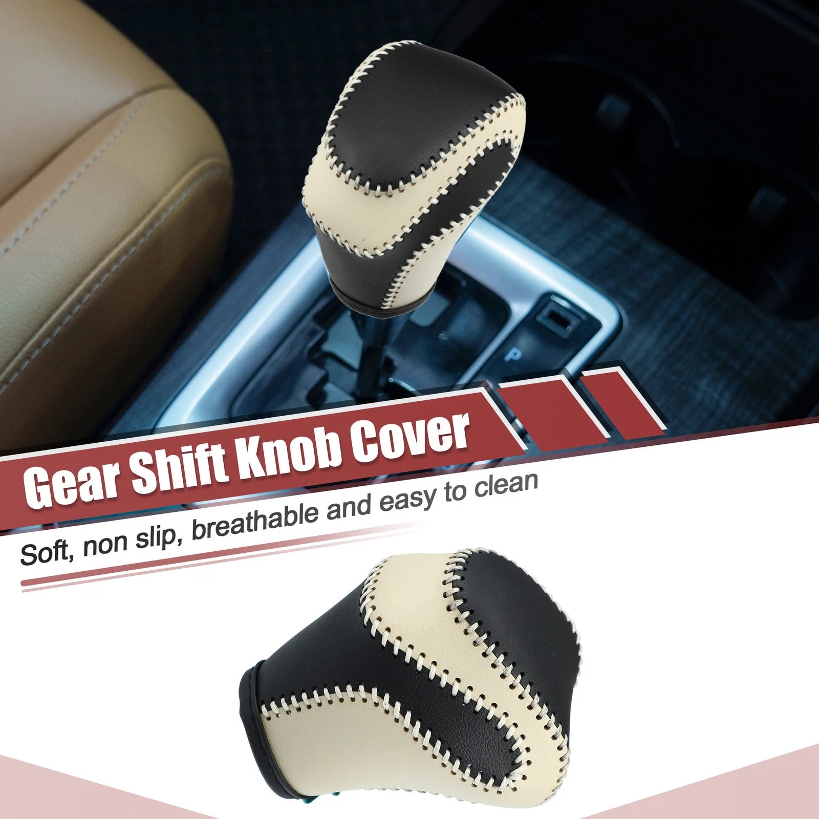 Gear Shift Knob Cover Replacement for Toyota Land Cruiser Prado (2002–2010)