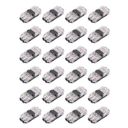 24x Quick Splice Connector 2 Pin for Automotive Wire 18-22 AWG