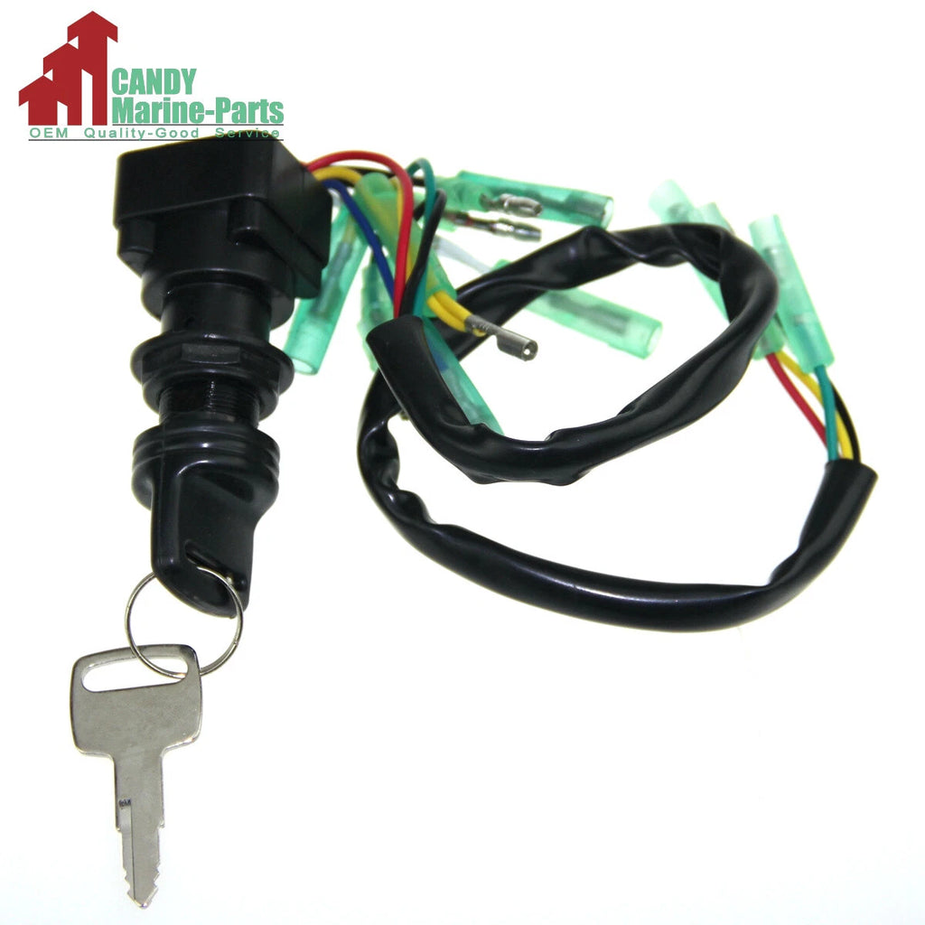 Set of 2 Ignition Key Switches 703-82510-43-00 for Yamaha Outboard Motor