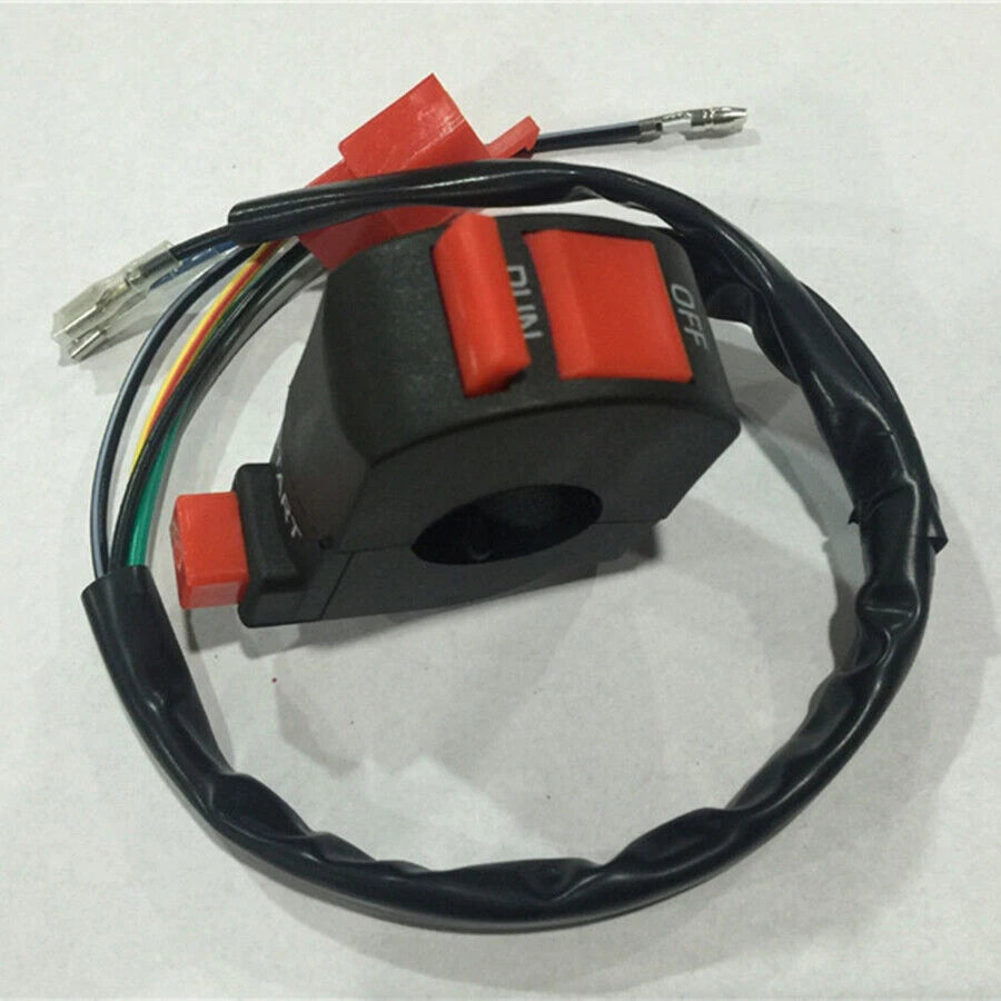 Push Switch Kill Start Run Off Button for Universal 12V Motorcycle