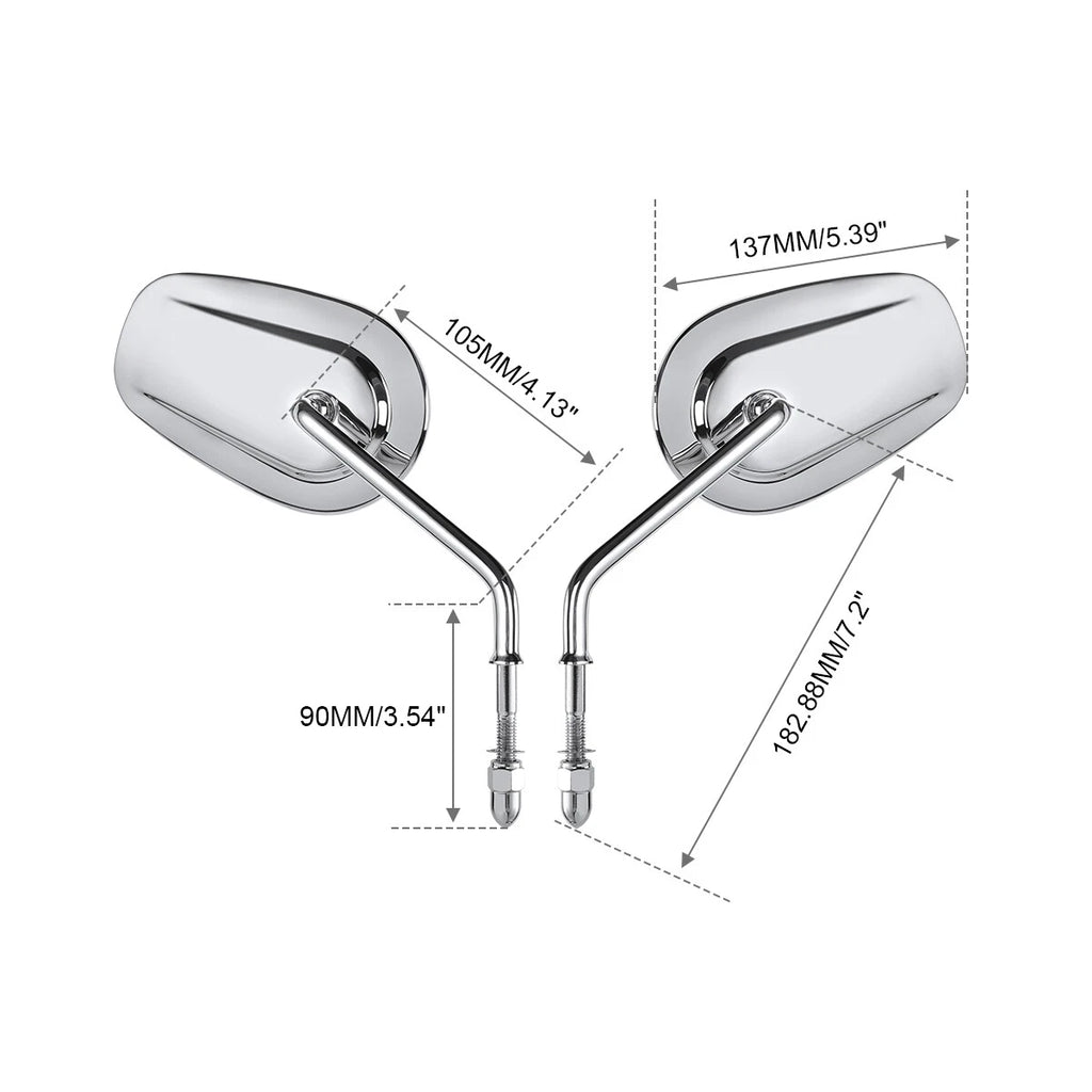 Rear View Mirrors for Harley Davidson Softail Slim (2012–2023)