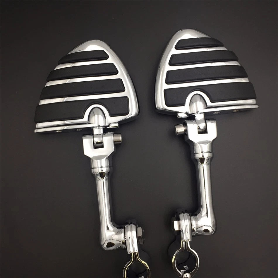 Chrome 1" U FootPeg for Honda GoldWing VTX1300 Shadow Valkyrie (2001–2023)