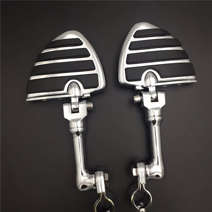 Chrome 1" U FootPeg for Honda GoldWing VTX1300 Shadow Valkyrie (2001–2023)