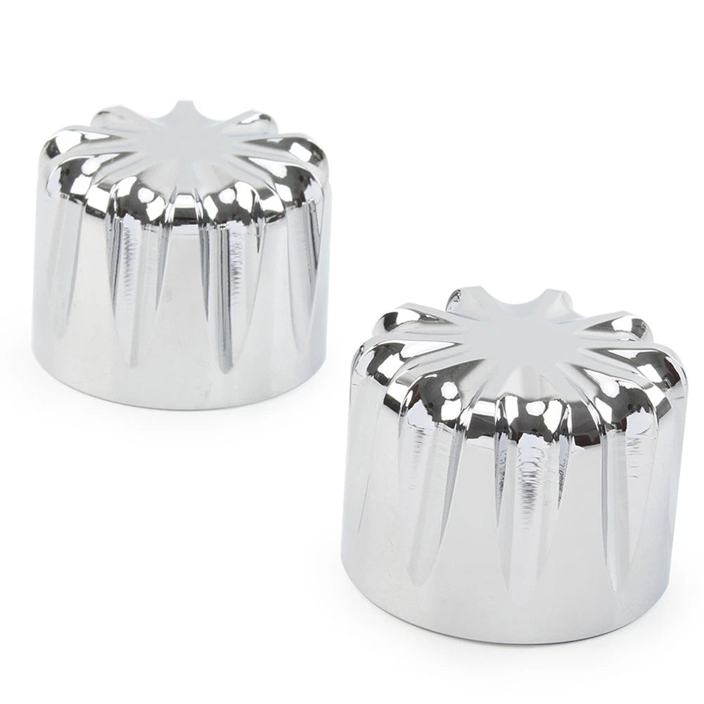 Chrome Front Axle Nut Cover Bolt for Harley Touring Softail (2000–2023)
