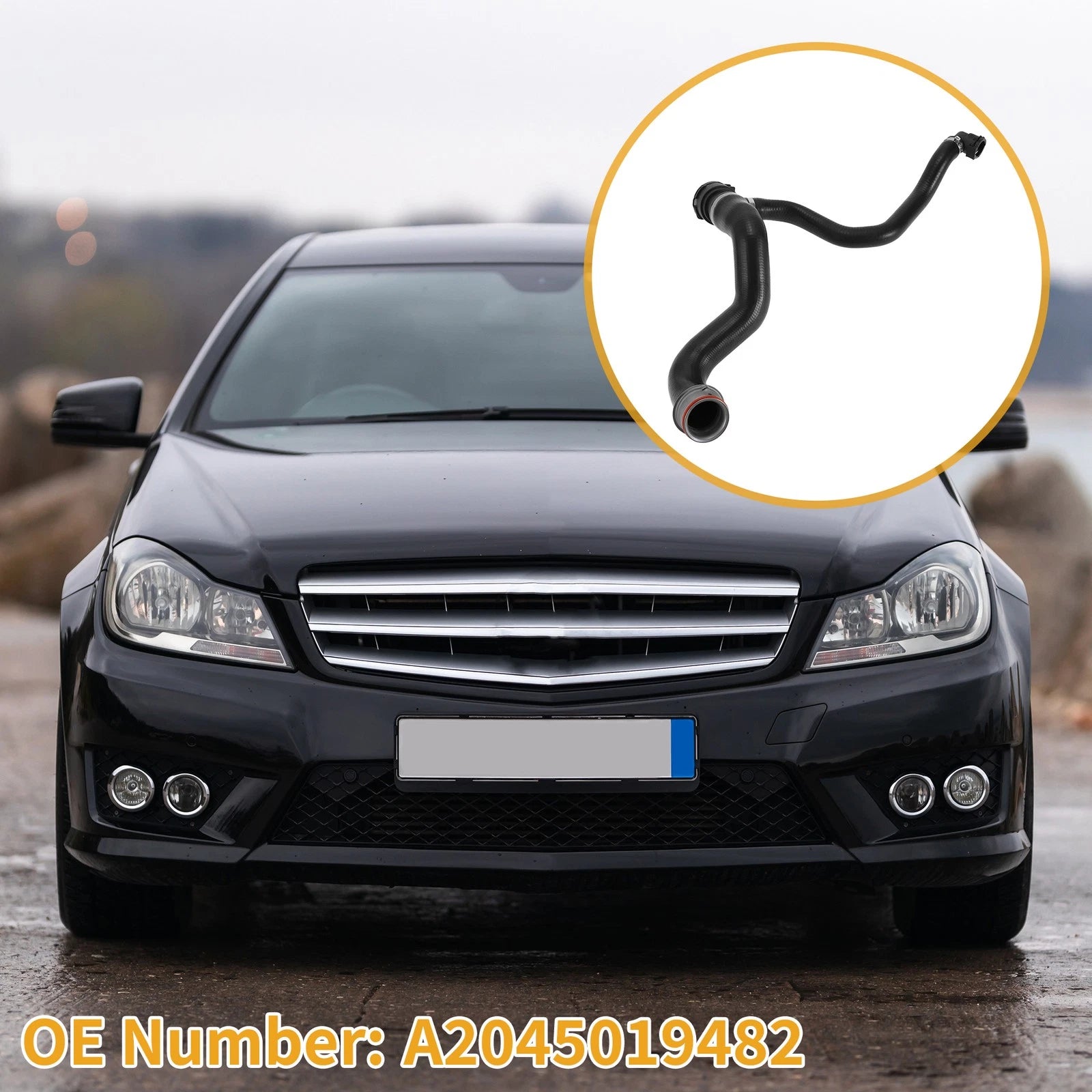 Radiator Hose Replacement for Mercedes-Benz C-Class C204 (2013–2024) Rubber