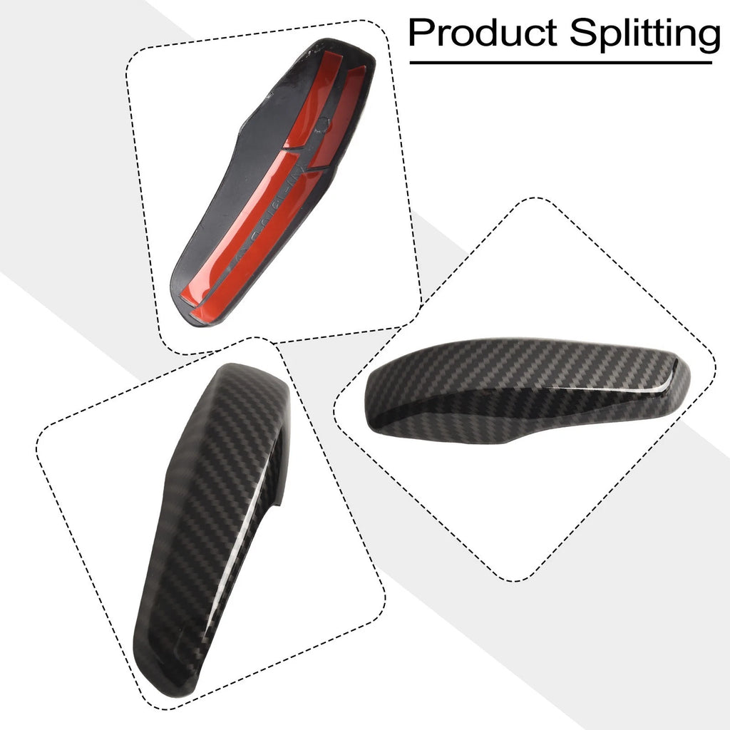 2X Carbon Fiber Black Decorative Frame for Smart (2010–2014)