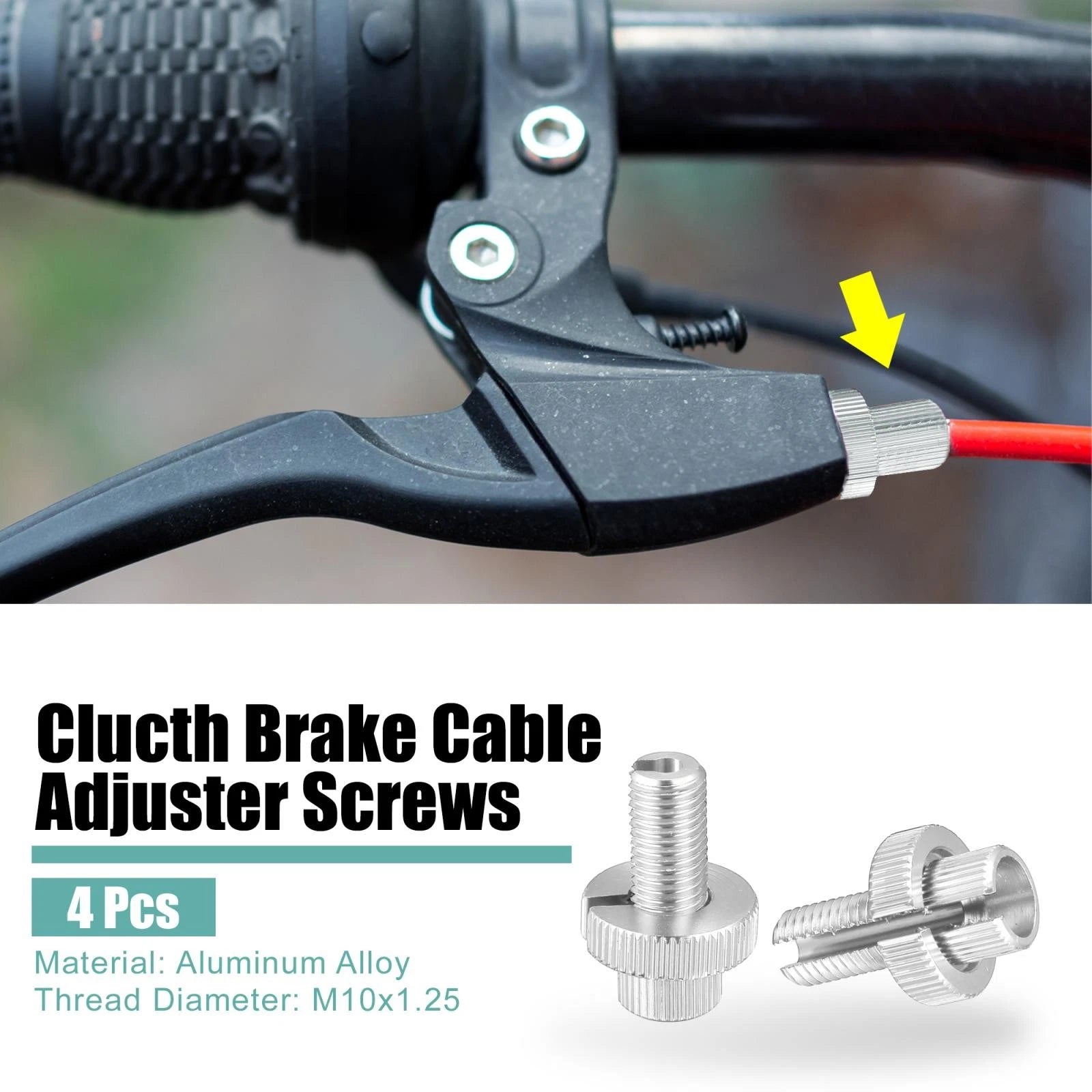 Brake Clutch Cable Adjuster Screws M10 Set for Motorcycle (Universal) (2000–2026)