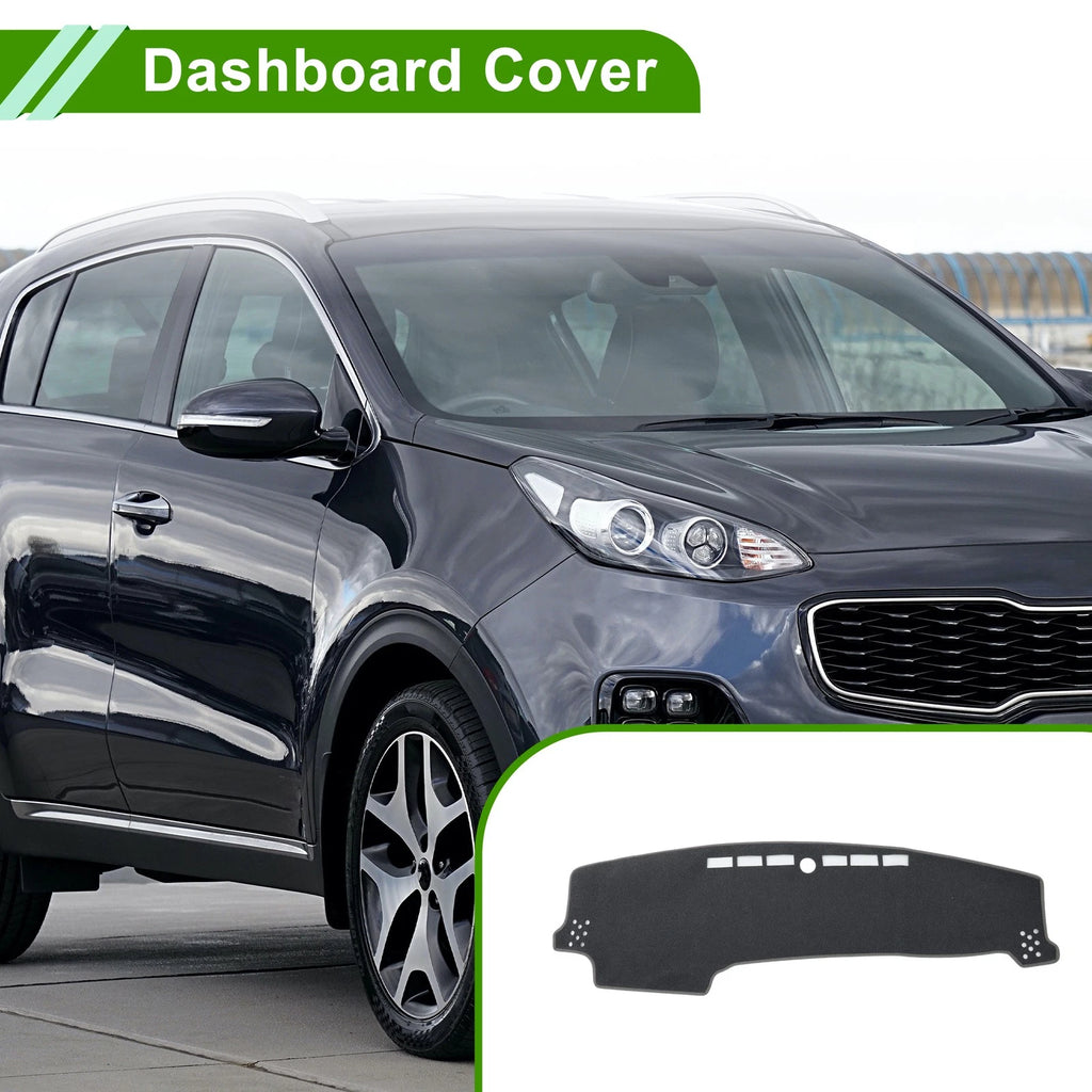 Dashboard Cover for Kia Sonet (2022–2025) Polyester Gray 1 Pc