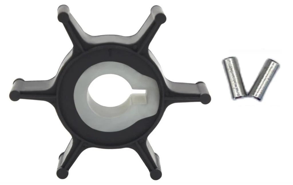 Water Pump Impeller with Pin for Yamaha 2 Stroke 2 HP Outboard (646-44352-01)