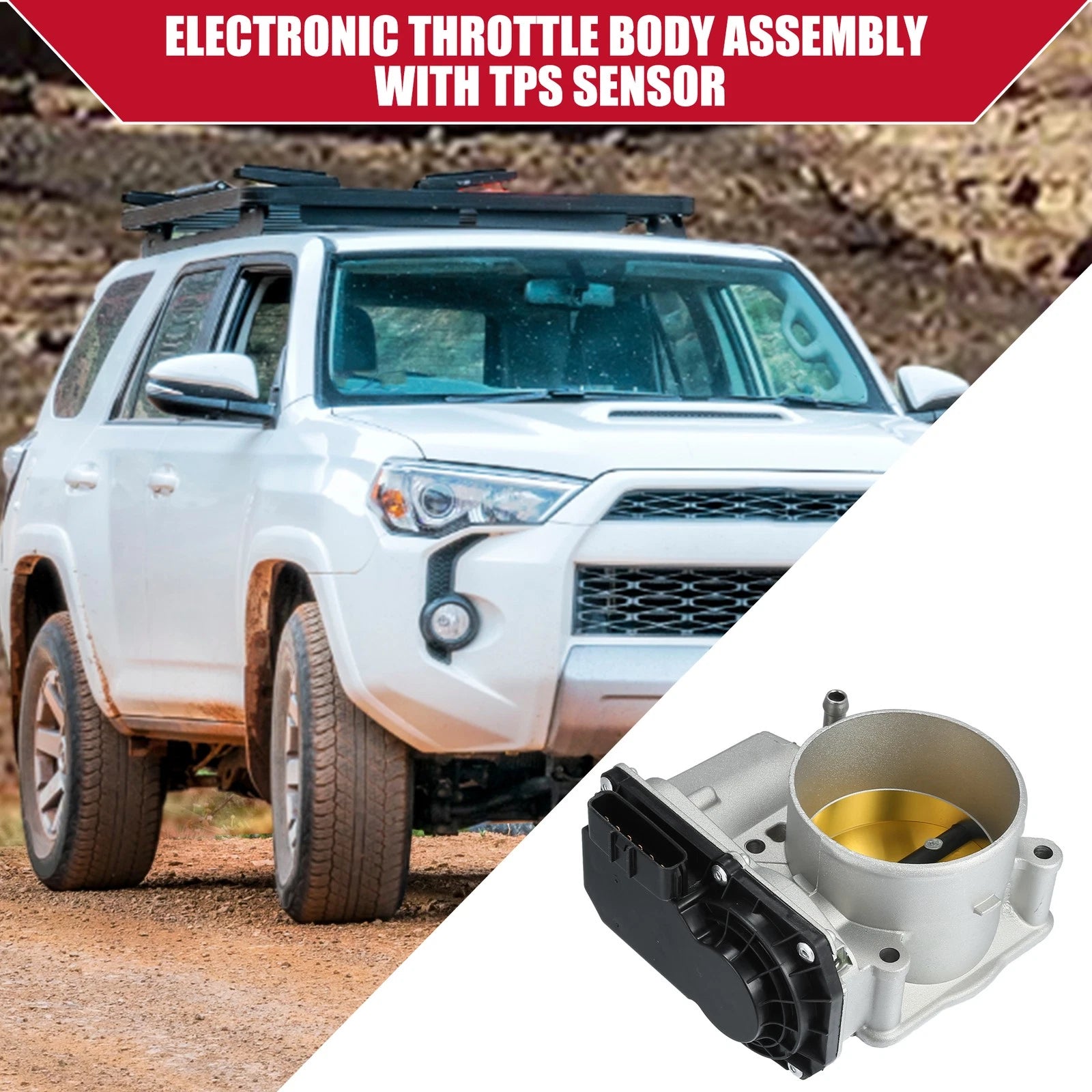 Electronic Throttle Body Assembly Replacement for Toyota 4Runner (2010–2019)