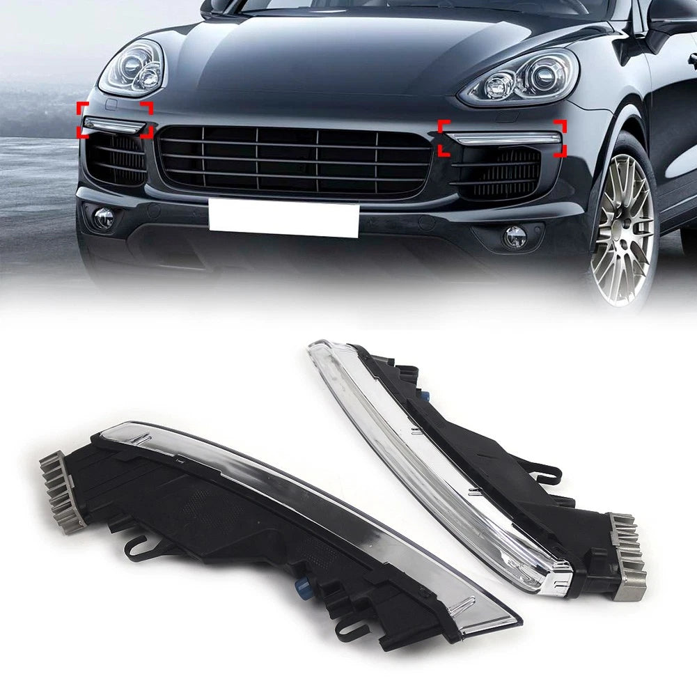 Daytime Running Light Fog Light for Porsche Cayenne 958 (2015–2018) Pair