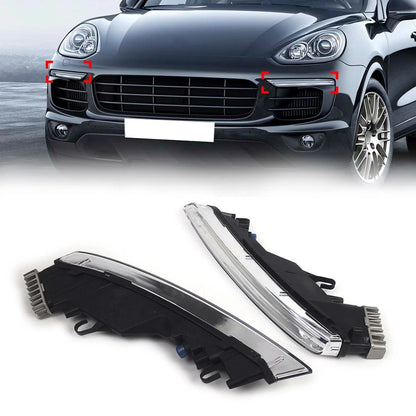 Daytime Running Light Fog Light for Porsche Cayenne 958 (2015–2018) Pair