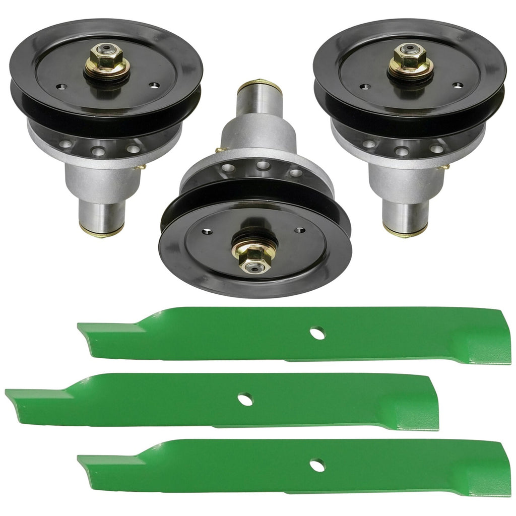 Deck Spindle with Pulley and Blade Replacement for Exmark (2005–2015)