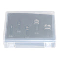 5-Piece HSS Countersink Drill Bit Set for Metals, Wood, Plastic