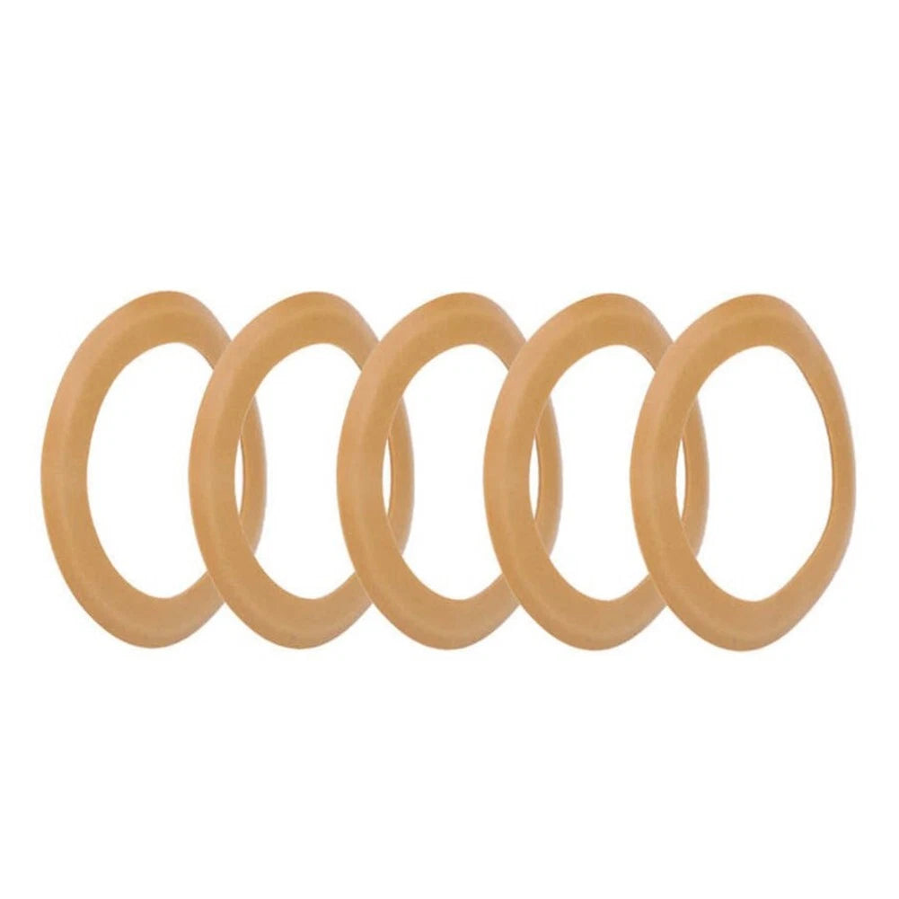 Set of 5 Rubber Piston Rings for Air Compressor Accessories