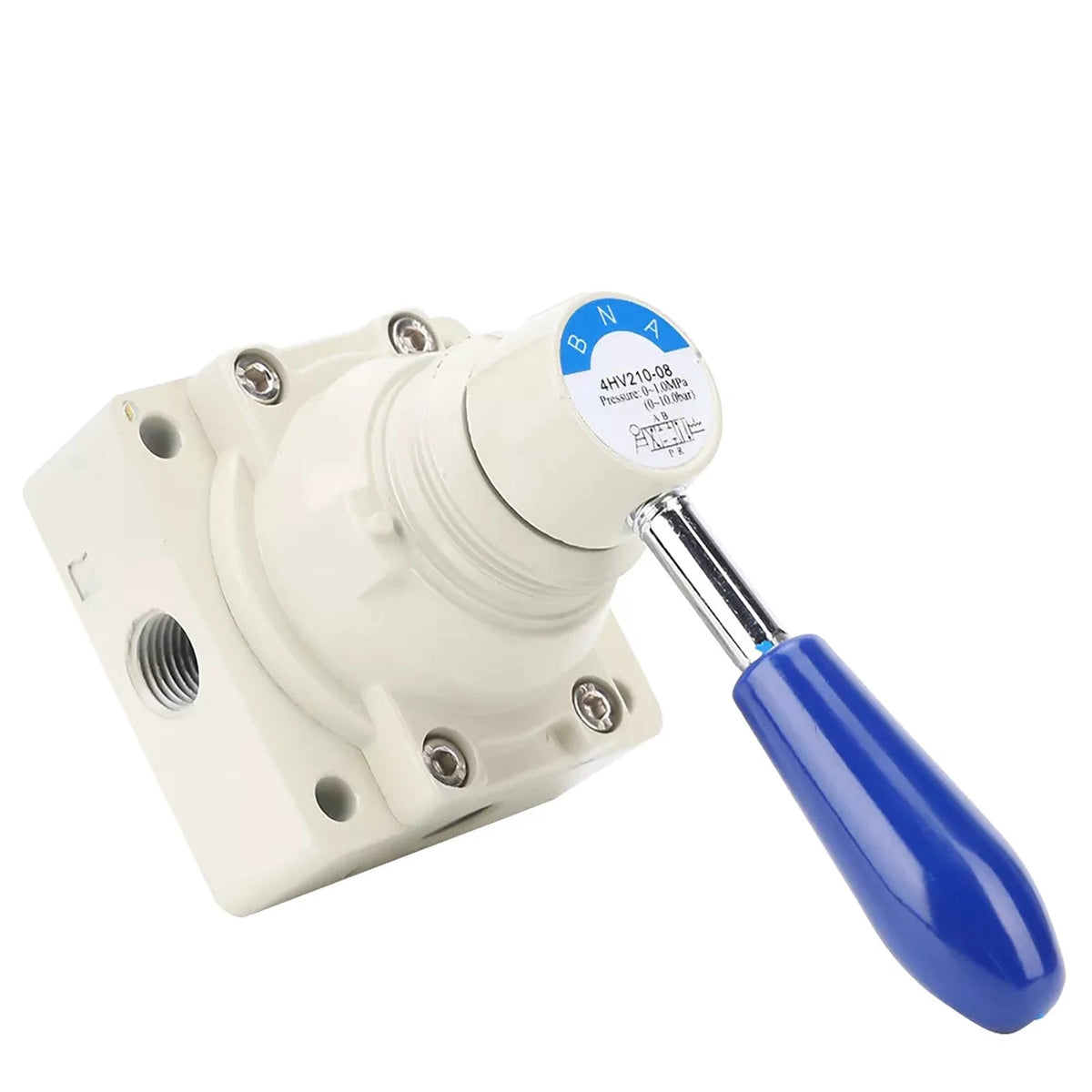 4-Way Air Valve for Pneumatic Systems (1/4in NPT)
