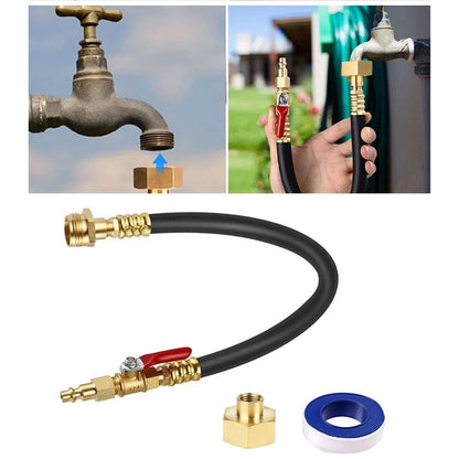Sprinkler Adapter with Shut Off Valve for RV Campervan (Winter Use)