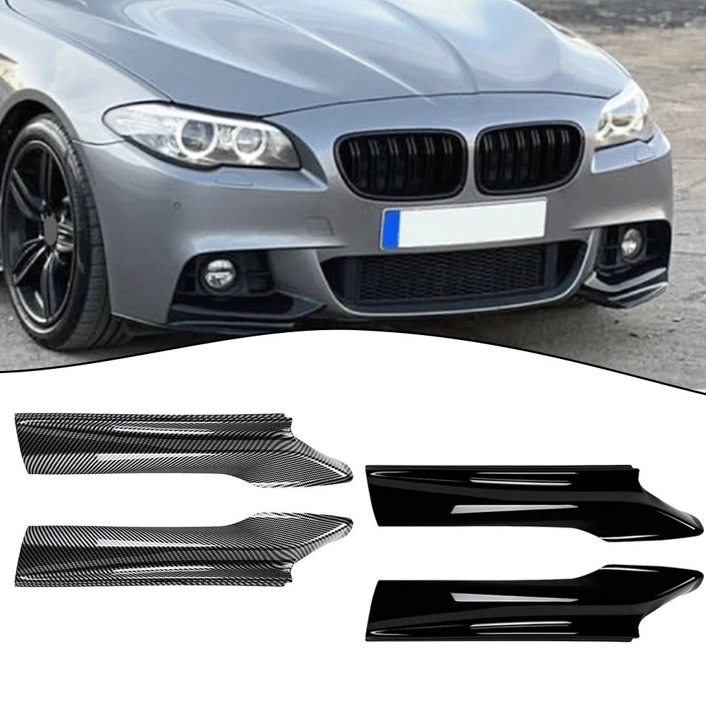 Front Bumper Spoiler Lip Splitter Trim for BMW 5 Series F10 F11 (2010–2017)