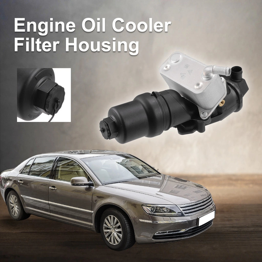 Engine Oil Cooler Filter Housing Assembly with Seals for Volkswagen Eos (2006–2015)