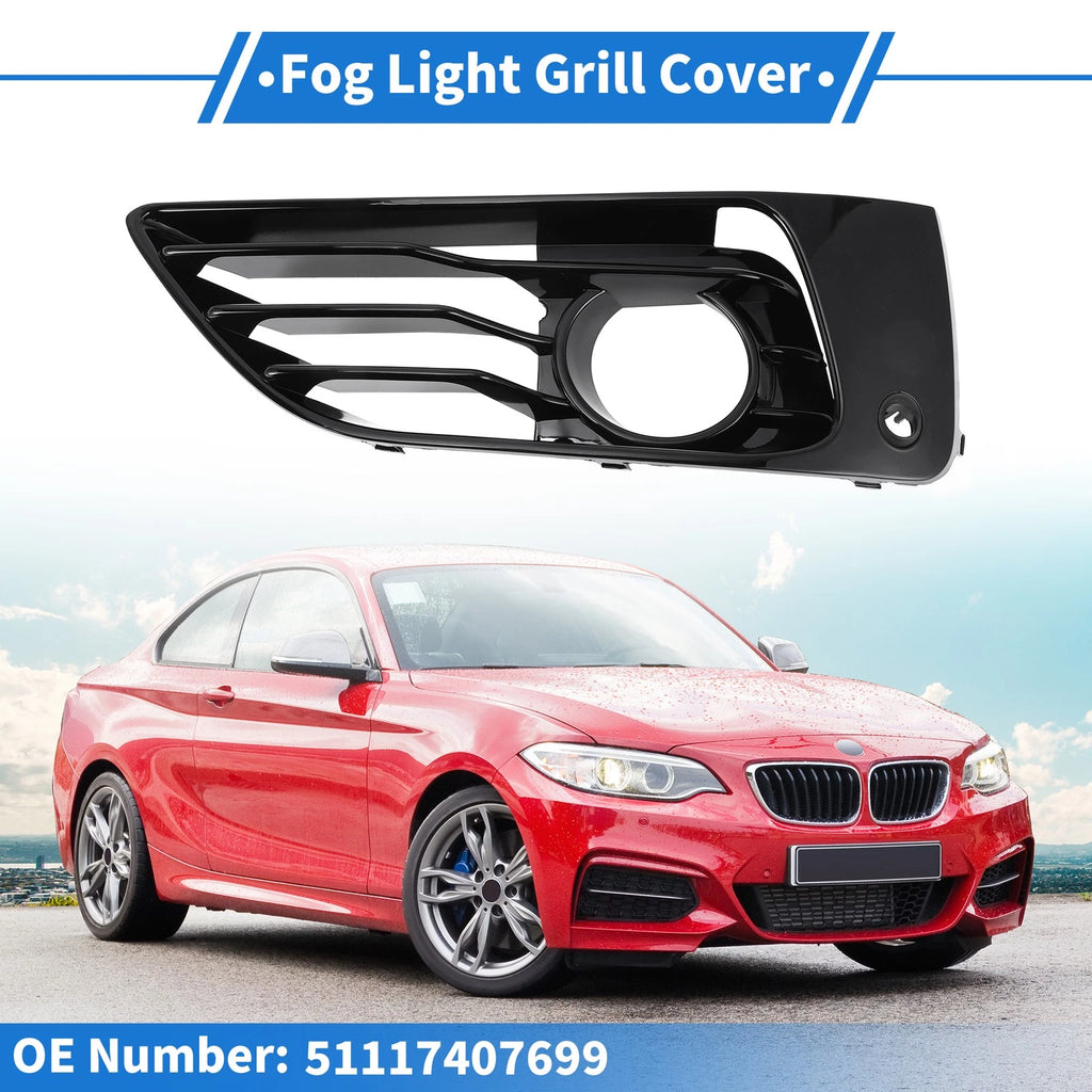 Front Left Fog Light Grill Replacement for BMW 2 Series (2017–2020)