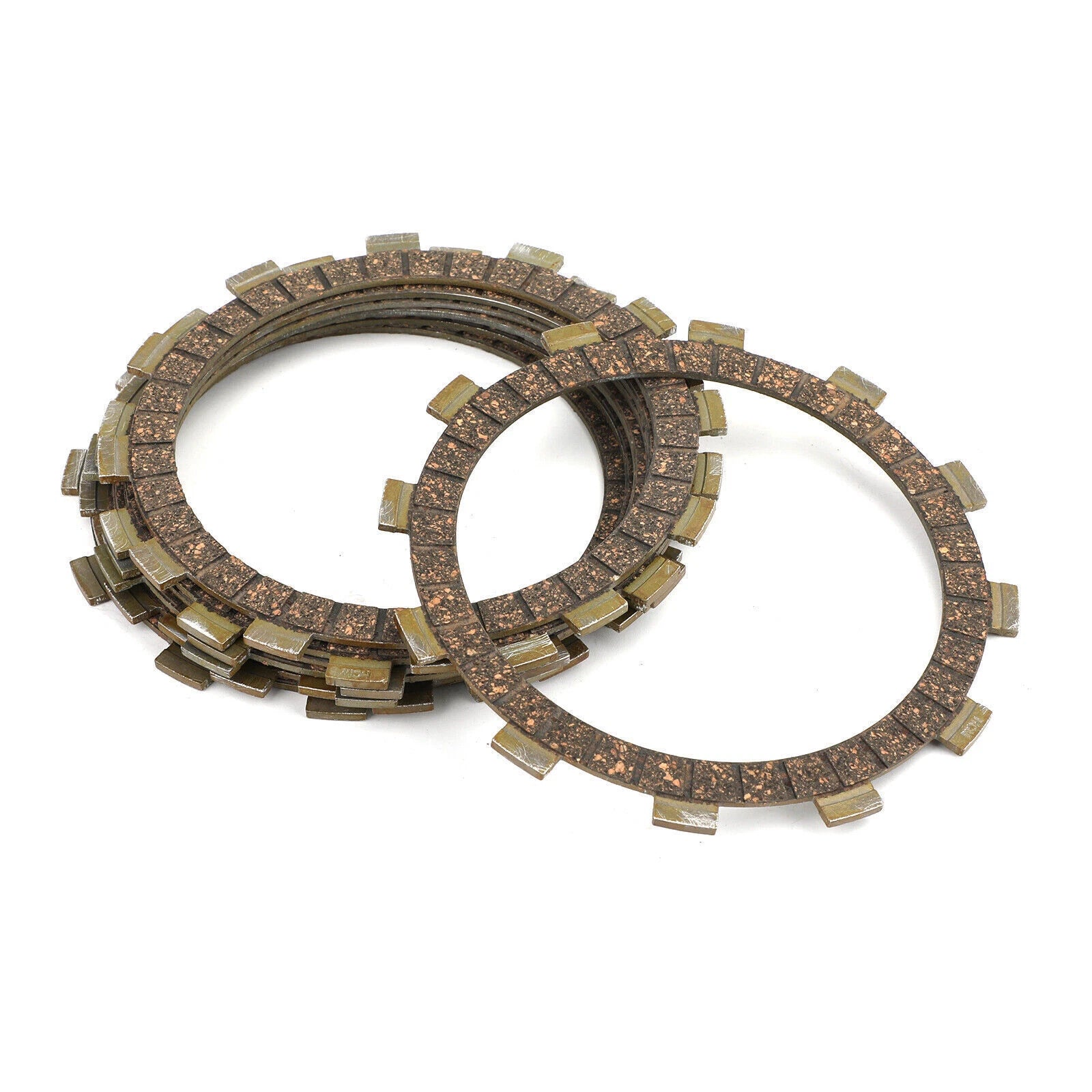 7x Steel Separator + 8x Clutch Friction Plate for Yamaha XJ550RH (1981–1983)