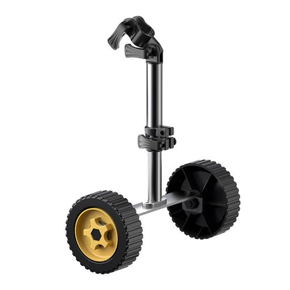 Lawn Mower Support Wheel Attachment for Enhanced Maneuverability