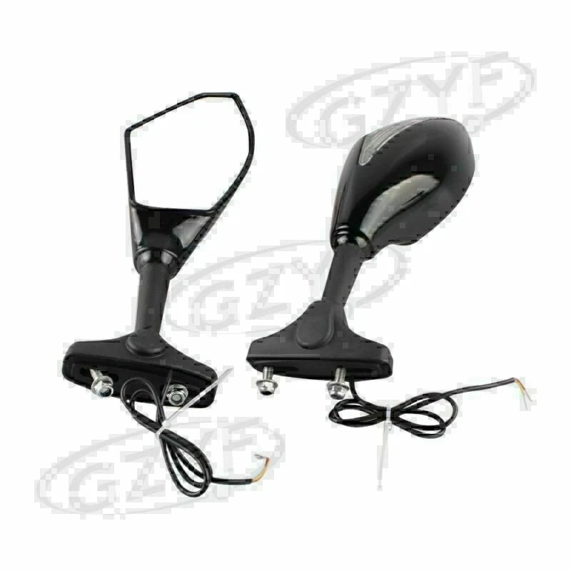 2X LED Mirrors for Universal Street Bikes (All Models)