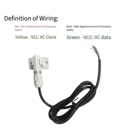 AHT30 Temperature Humidity Sensor Module with Wire Probe Options