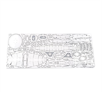 3D Metal Nautilus Nuclear Submarine Model Kit (Unassembled)