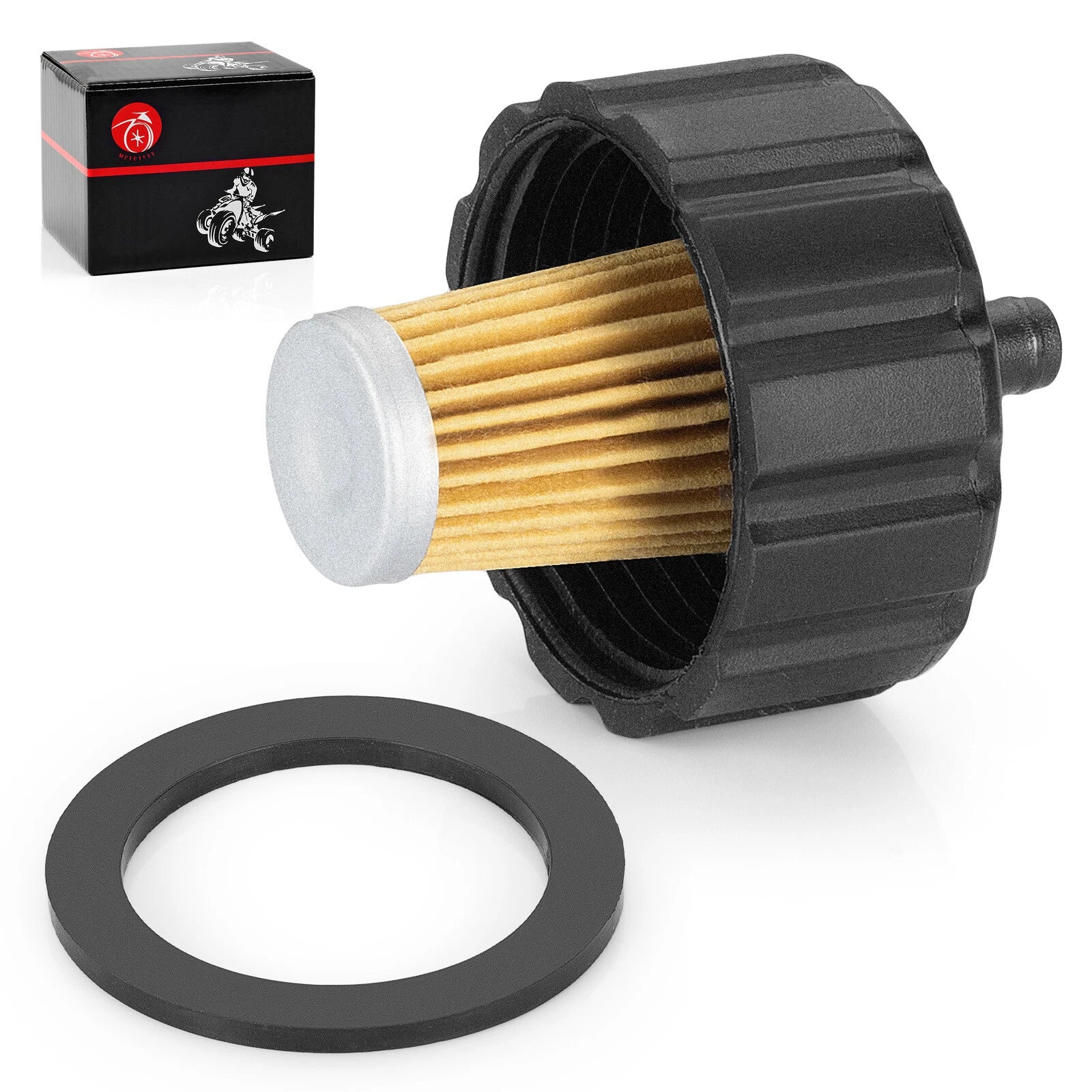 Fuel Filter w/ Gasket for Yamaha Golf Cart G2 G5 G8 G9 G11 G21 (1990–2002)