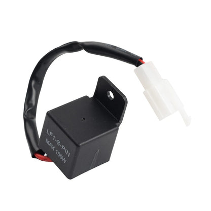 2-Pin LED Flasher Relay for Motorcycle Turn Signal Bulbs (Hyper Flash)