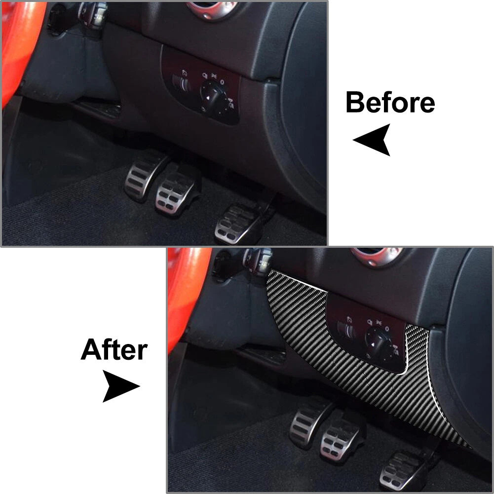 2Pcs RHD Headlight Switch Panel Cover Trim for Audi TT 8N (2001–2006)