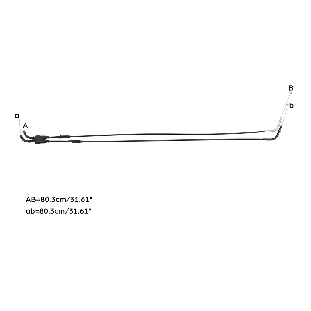 Throttle Cables for Kawasaki Ninja ZX6R (2007–2008)