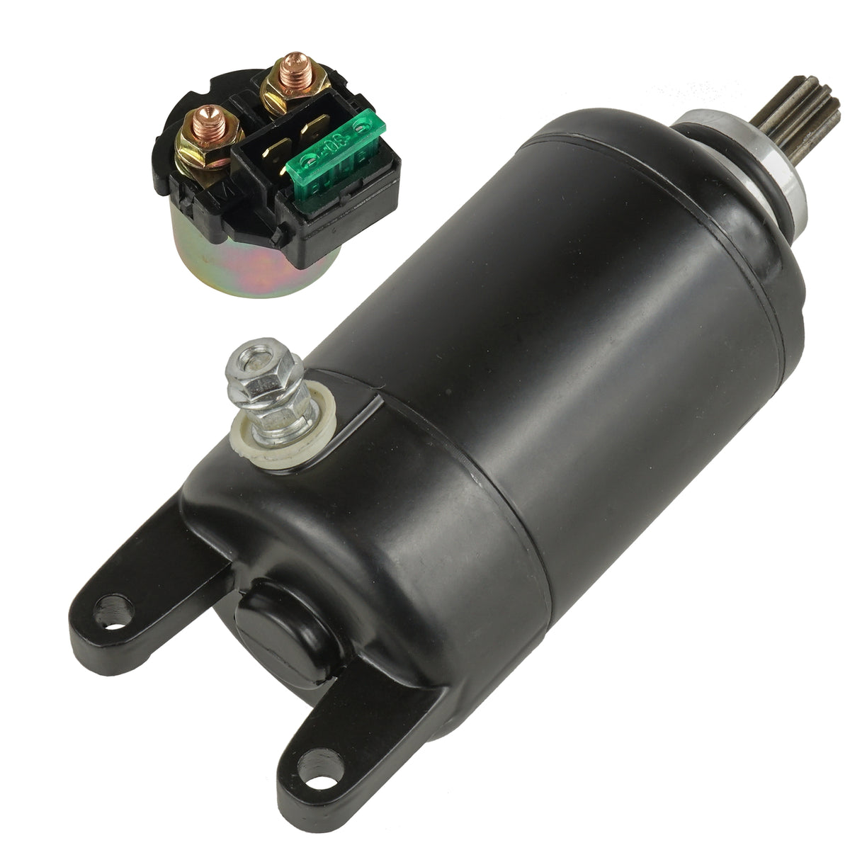 Starter and Relay Solenoid Replacement for Kawasaki EL250 Eliminator 250 (1988–1989)