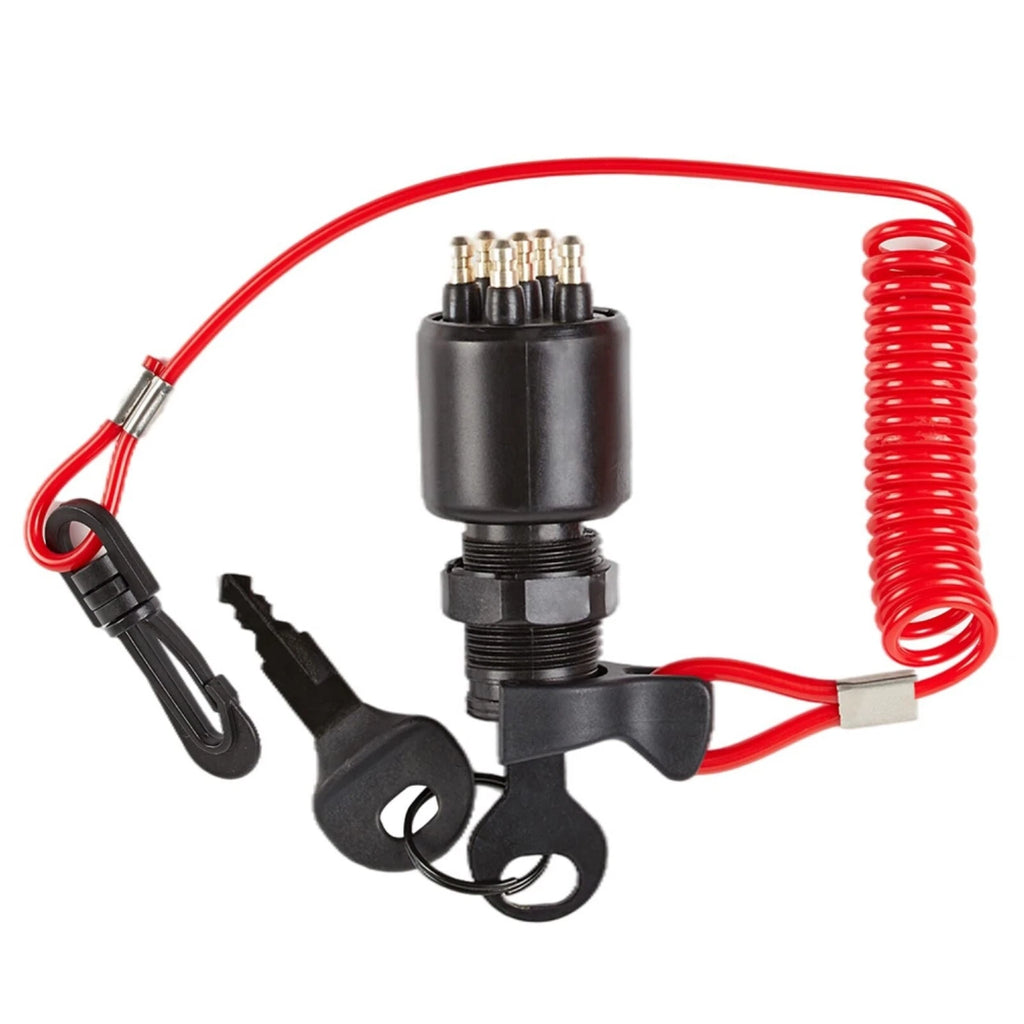 Ignition Switch & Lanyard for OMC BRP Johnson Evinrude (1996–Present) 5005801 765562