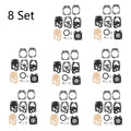 Set of 8 Carburetor Gasket Repair Kit for WALBRO K20-WYJ Honda GX25 GX35