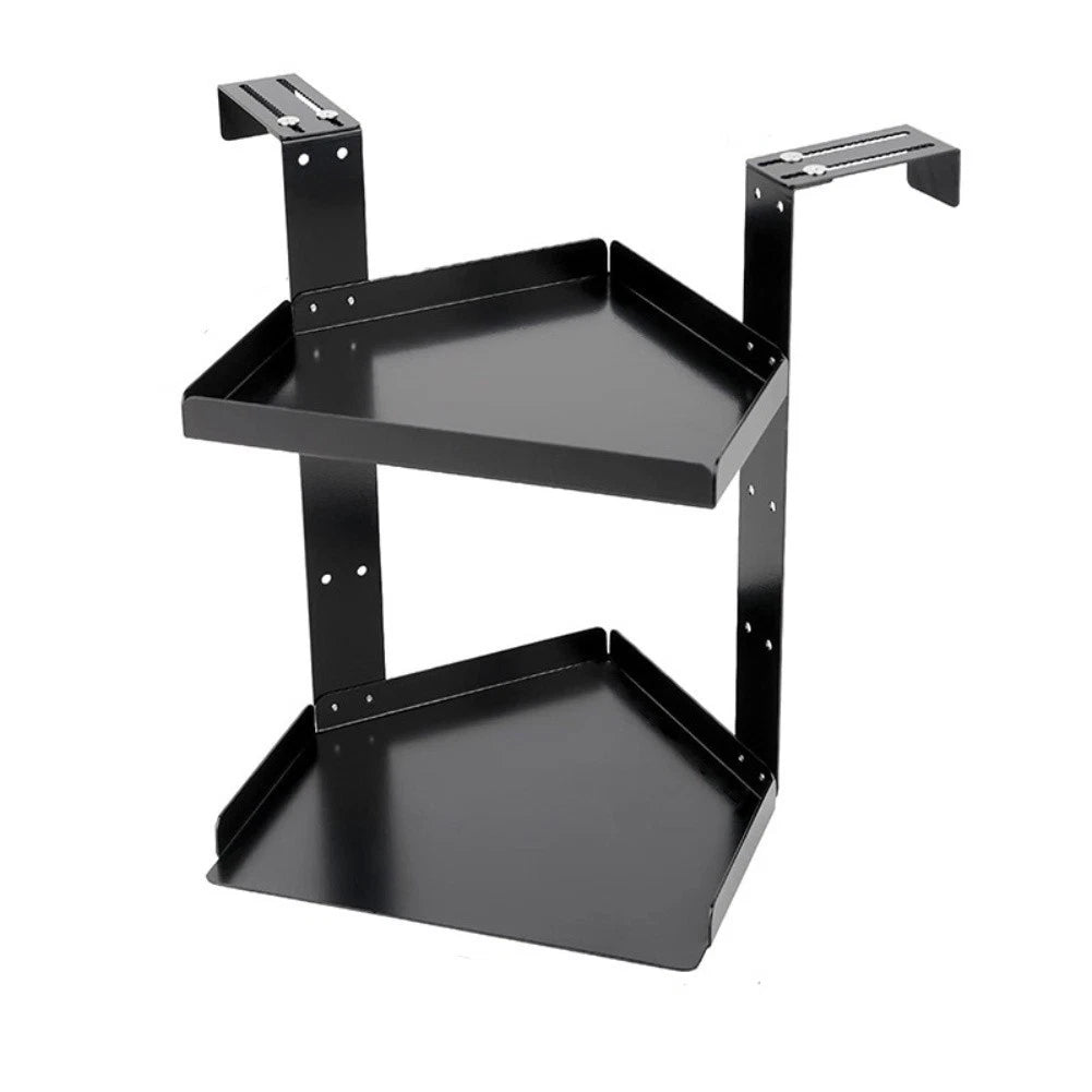 Height Adjustable Office Cubicle Corner Shelf for Space Saving