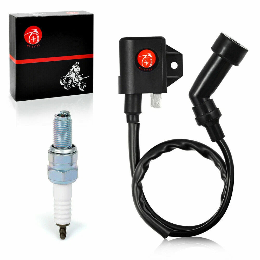 Ignition Coil Spark Plug for Suzuki King Quad 400 LTF400 LTA400 (2008–2010)