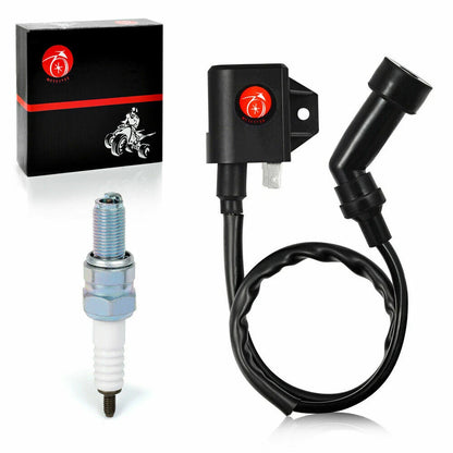 Ignition Coil Spark Plug for Suzuki King Quad 400 LTF400 LTA400 (2008–2010)