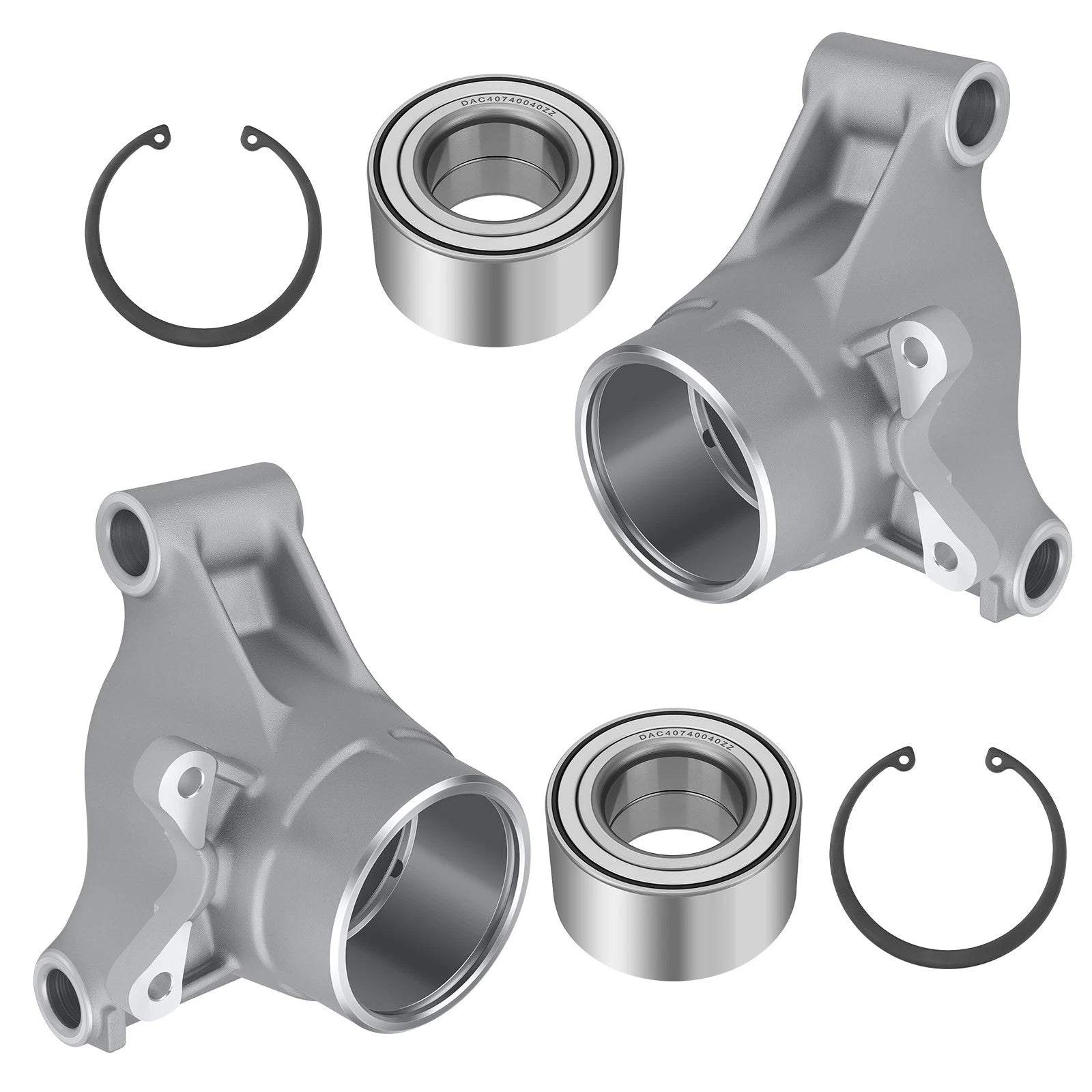 Set of 2 Rear Wheel Carriers with Bearings for Polaris RZR 800 (2008–2014)