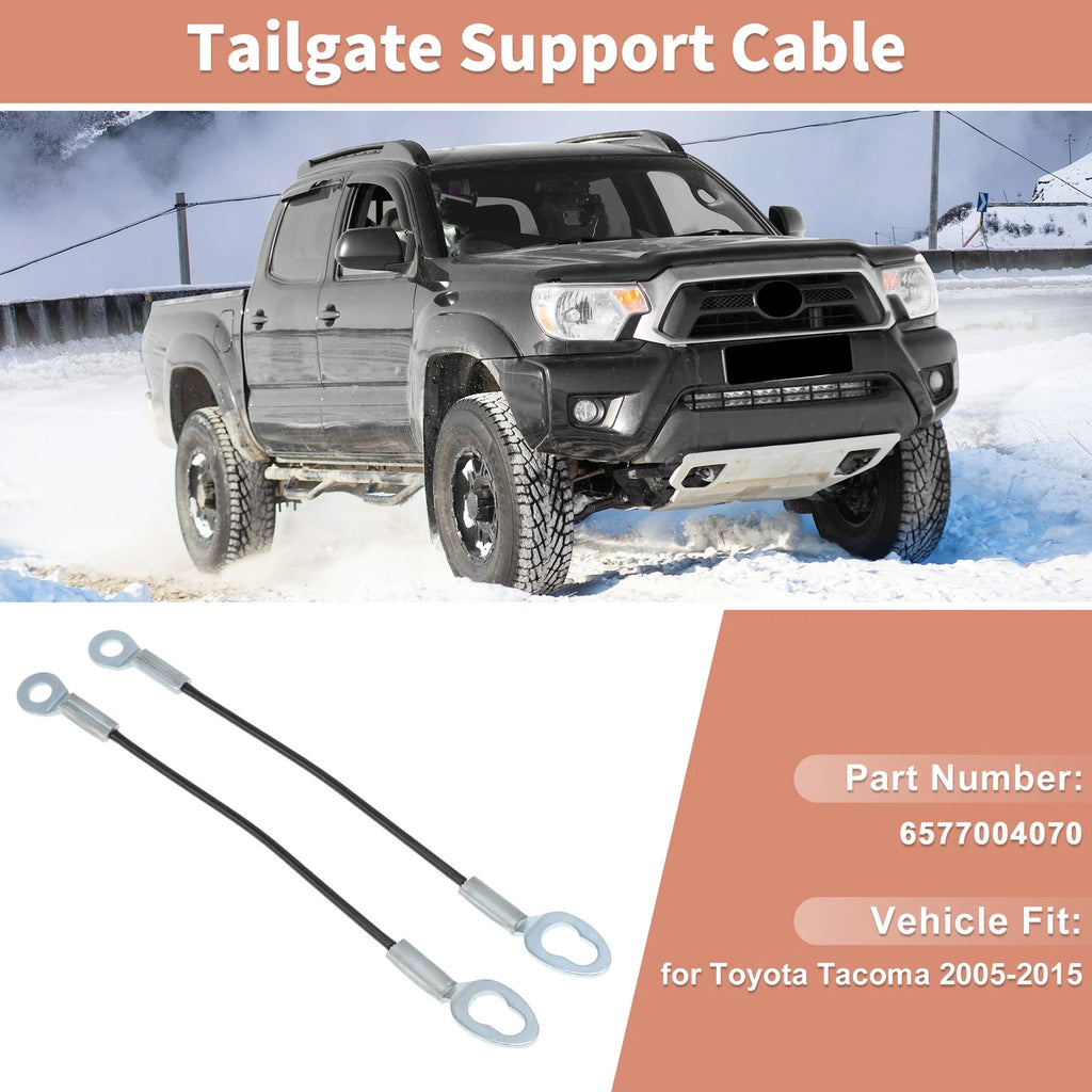 Tailgate Support Cables Replacement for Toyota Tacoma (2005–2015)