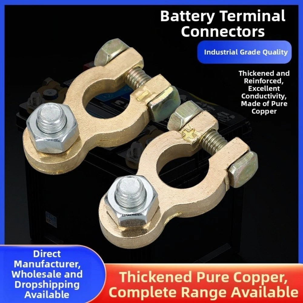 Battery Terminal for Vehicles (Efficient Electrical Flow, Pure Copper)