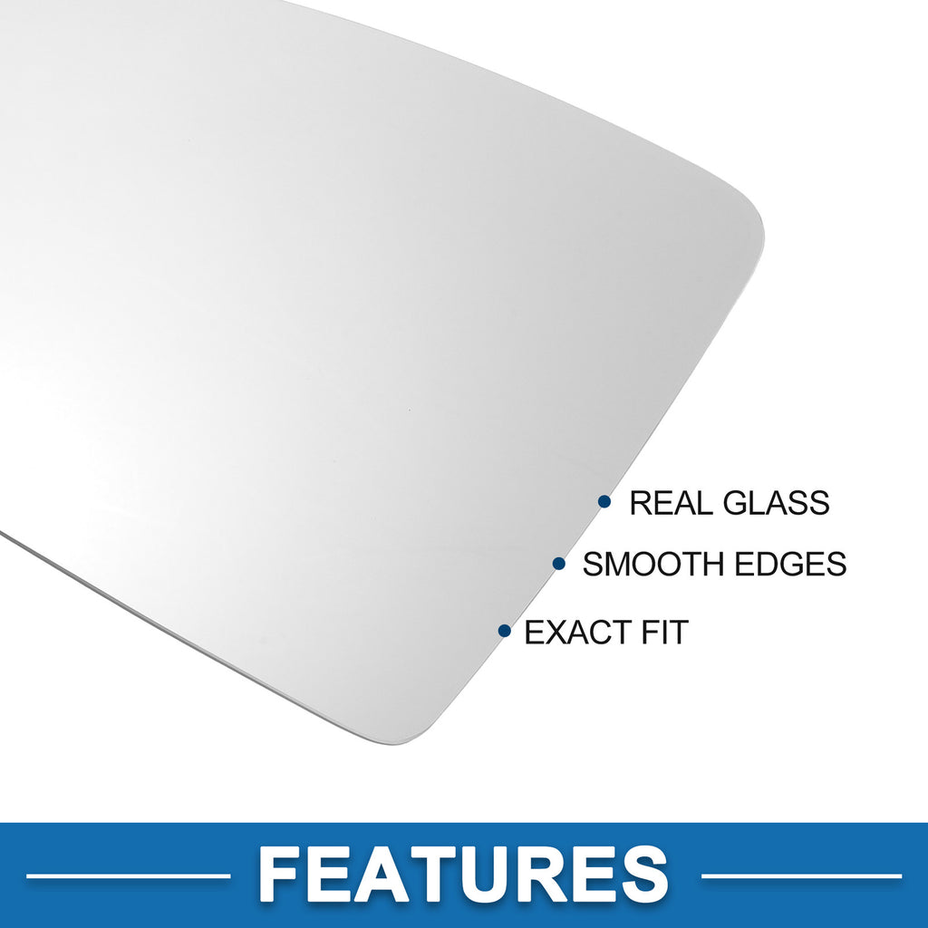 Heated Left Side Mirror Glass Replacement for Volkswagen Golf MK7 (2013–2020)