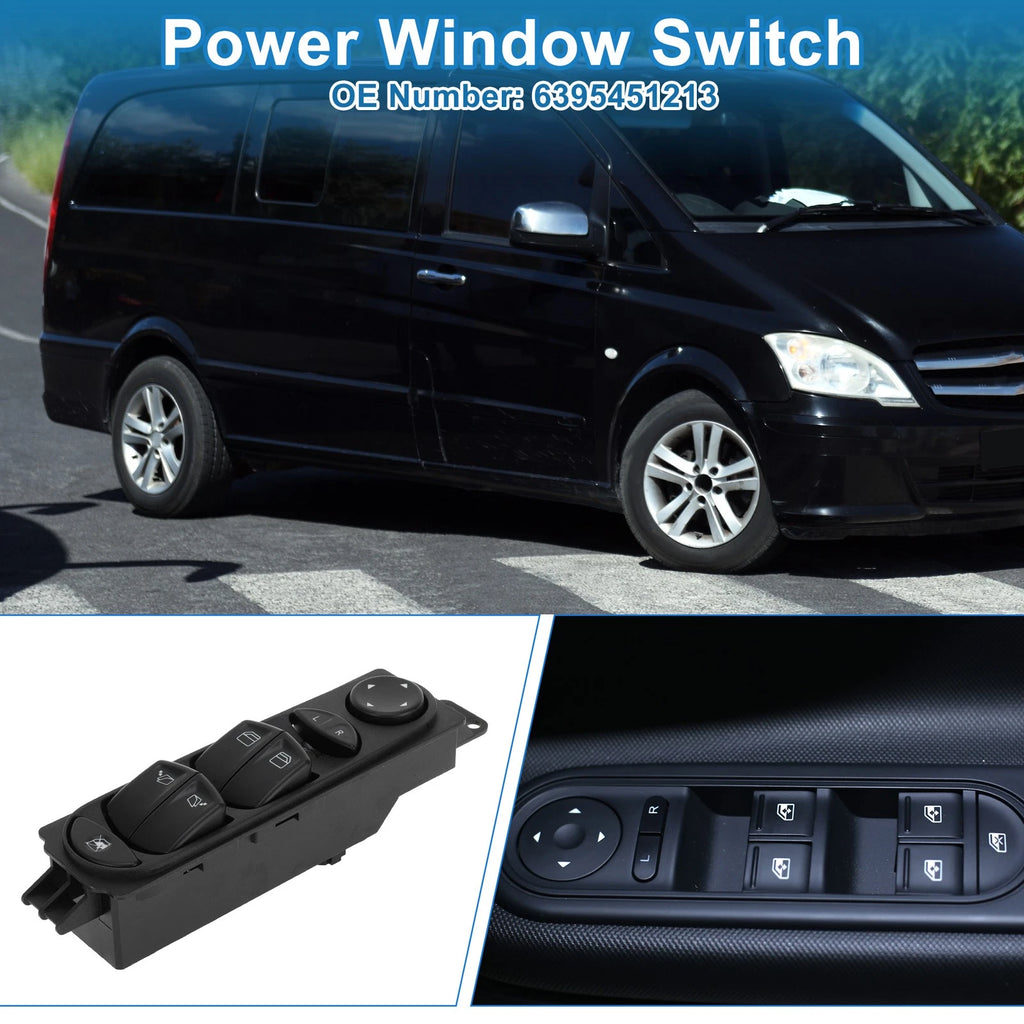 Power Window Switch Replacement for Mercedes-Benz W639 Vito (2003–2014)